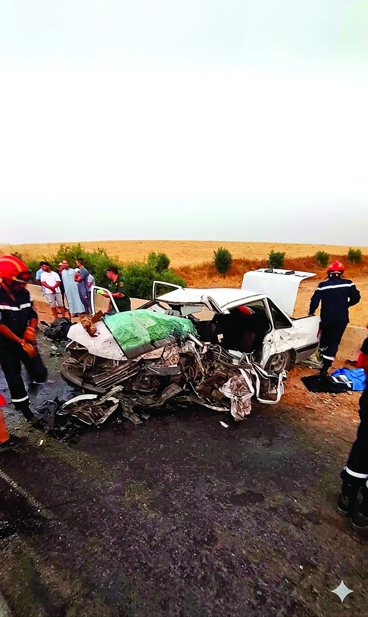 Cinq morts et 2 blessés dans une collision