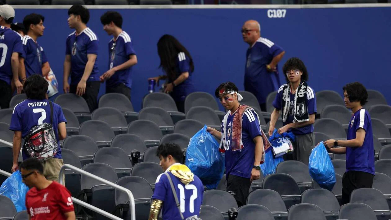 Pas seulement au stade Et si les hommes japonais faisaient le ménage à la maison ?