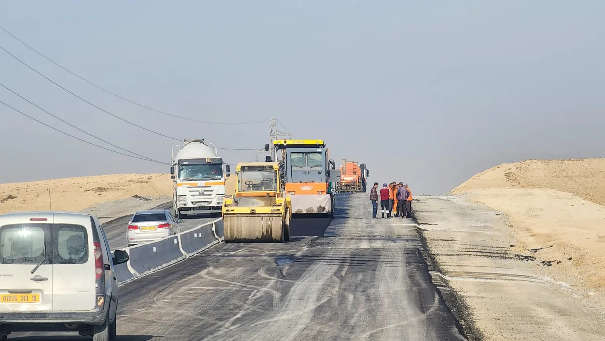 Un important axe routier en chantier