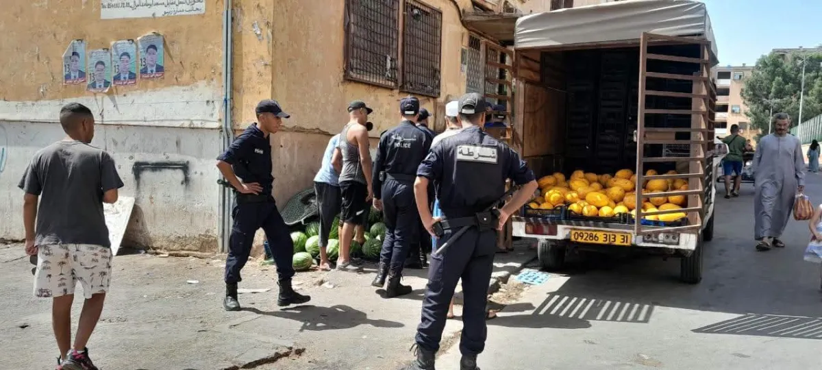 Un marché informel démantelé