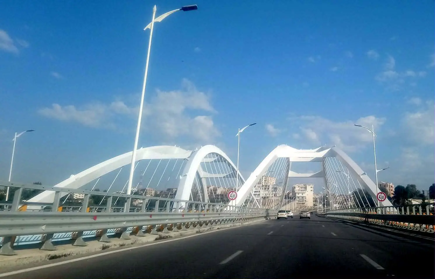 Travaux d'entretien au niveau du Pont Blanc