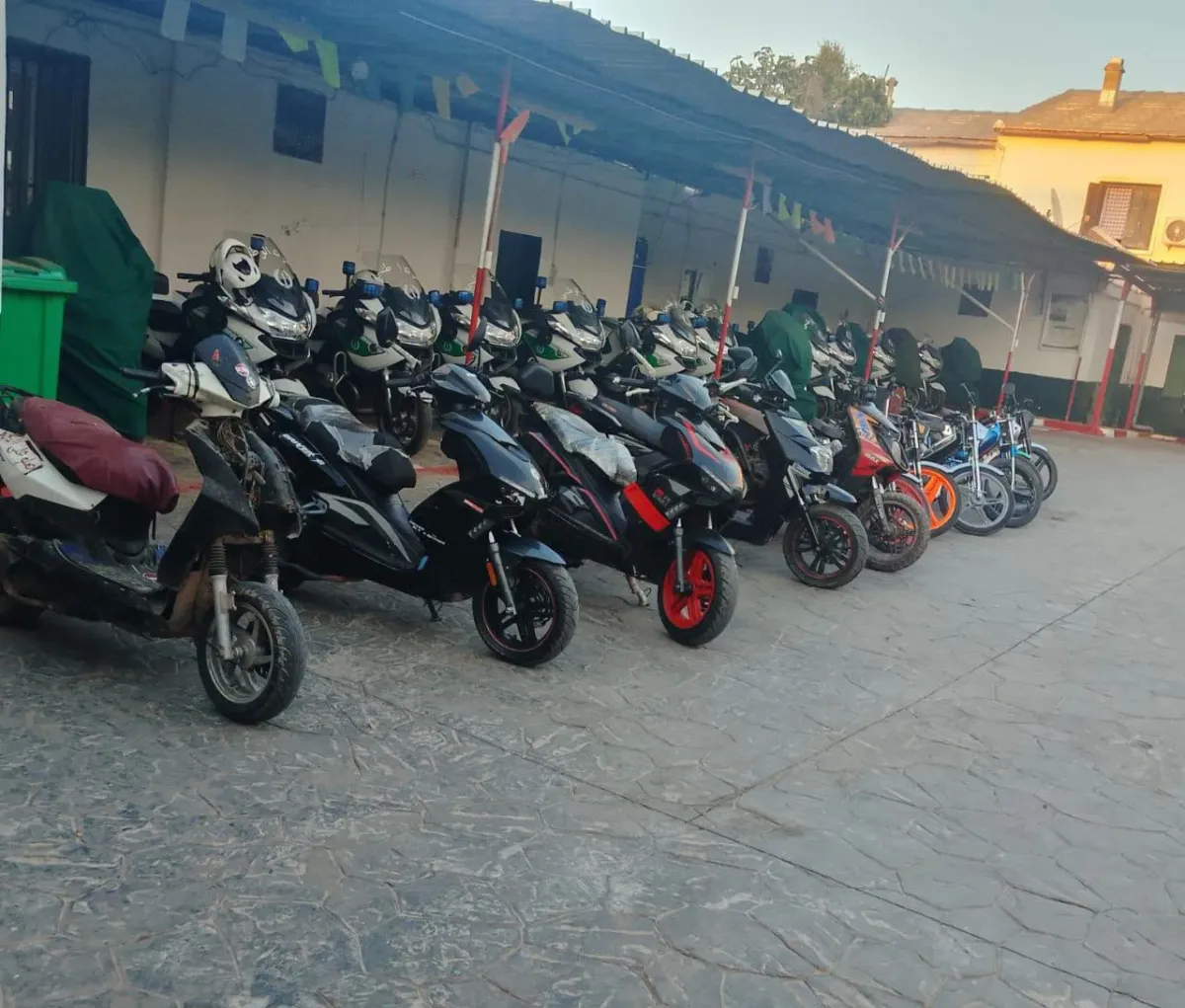 Des dizaines de motos saisies par la gendarmerie  