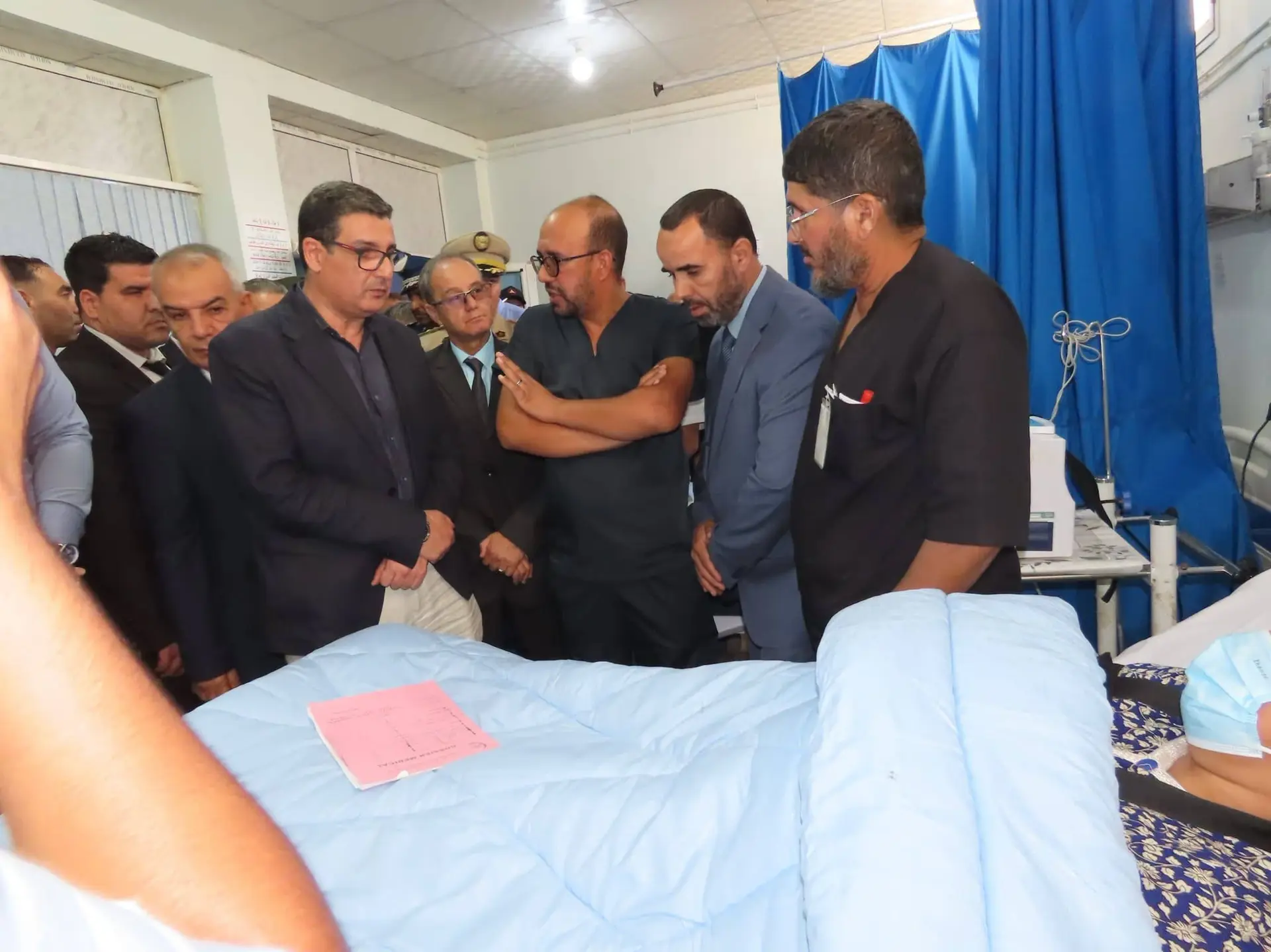 Le ministre de la santé au chevet des blessés de l’accident de bus  