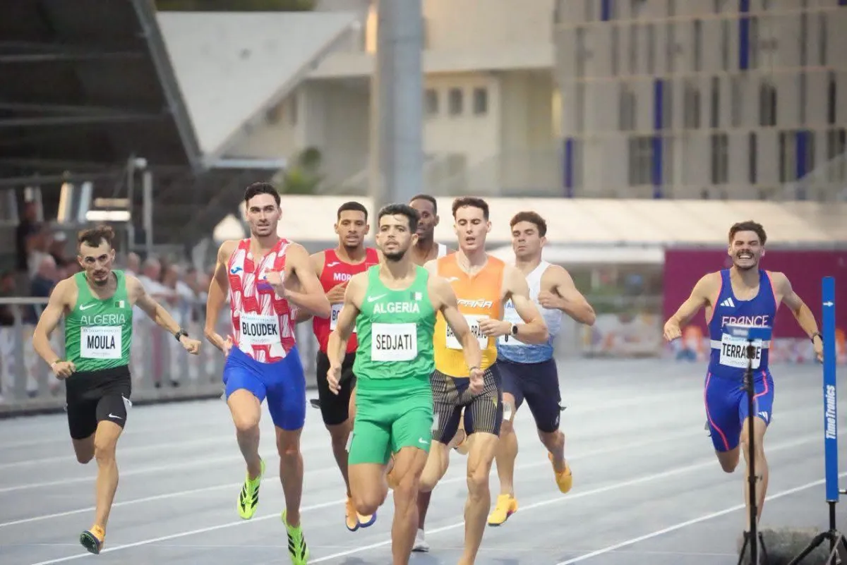 Djamel Sedjati Médaille d'orsur 800 m aux JM 2026