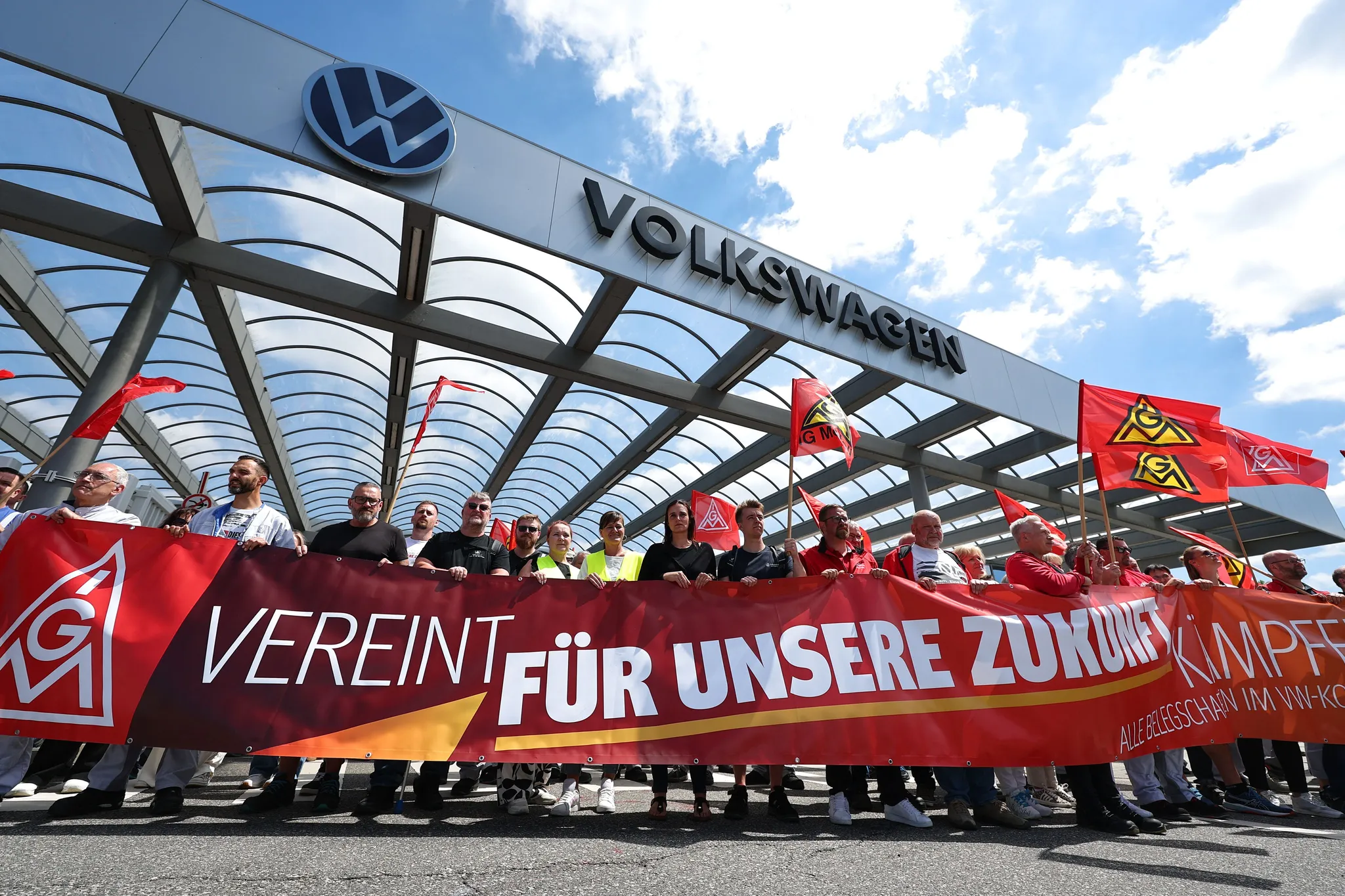 Des milliers de salariés mobilisés en Allemagne  