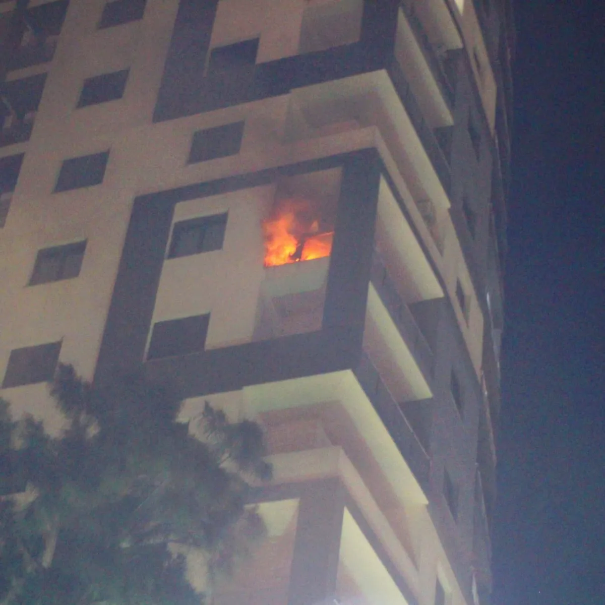 Incendie dans un appartement  