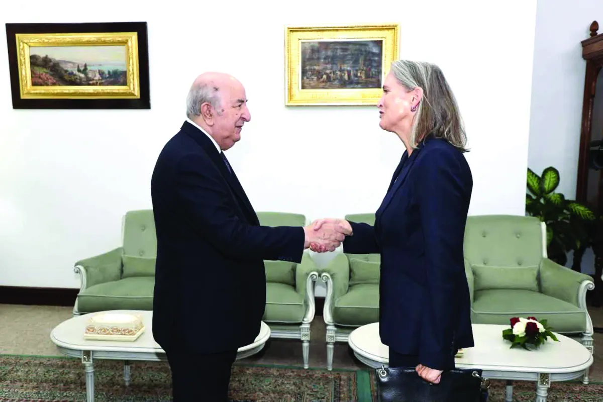  Tebboune reçoit l'ambassadrice des Pays-Bas